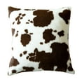 thumbnail image 1 of PureCasa Cow Pattern Decorative Throw Pillowcase, Polyester Bedside Pillow Cases Cushion Cover for Car Bed Sofa Couch, Solid Color Modern Home Decor for Living Room Bedroom, 18"x18", 1PC, C, 1 of 7