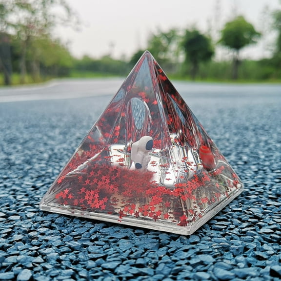 PureCasa Creative Floating Liquid Quicksand Space Pencil Holders, Aesthetic Pencil Holder, Elegant Desk Decor (10ml), Home & Office Supplies, 1 Pack, 3.1"x3.1"x3.1"