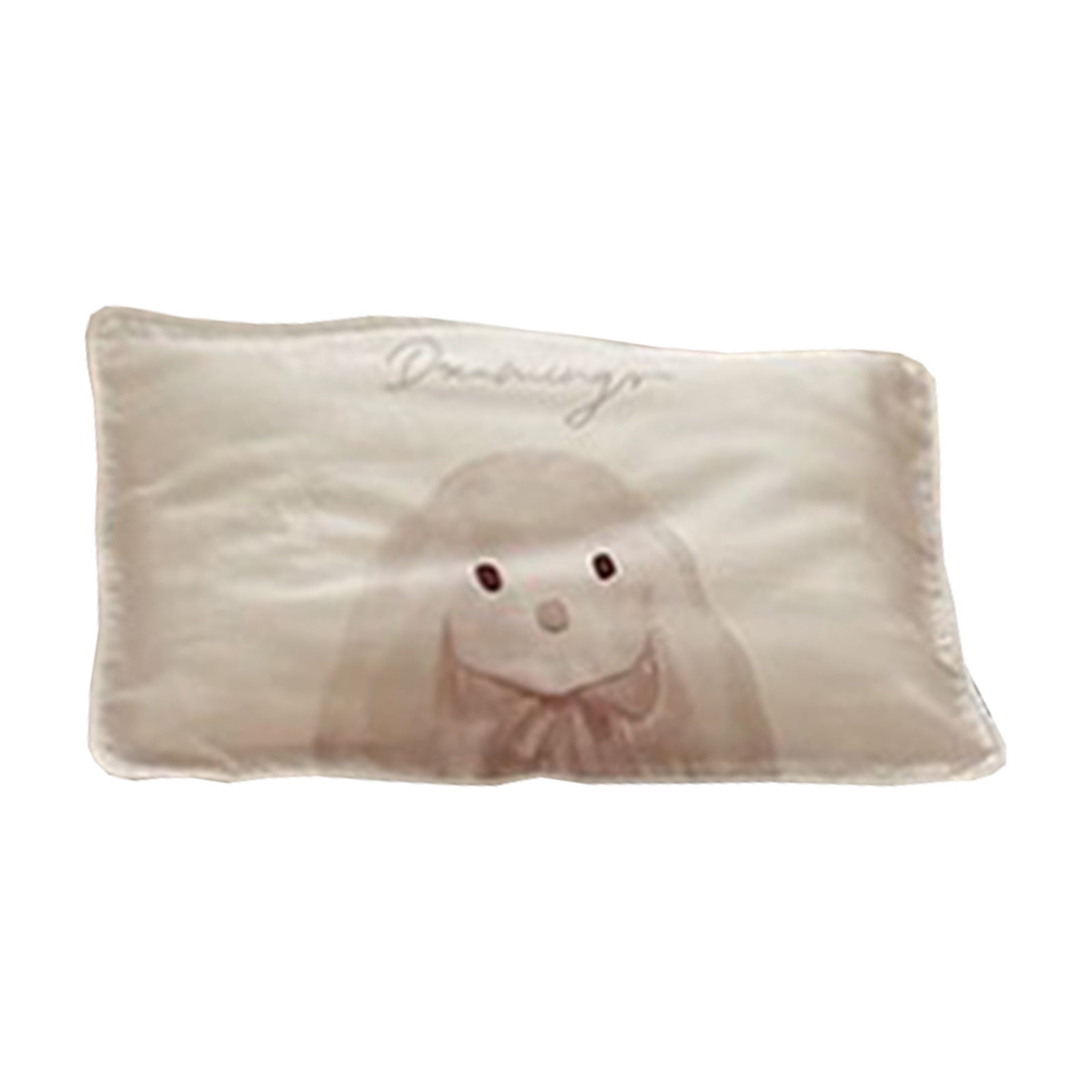 Hgallory Cute Rabbit Printed Satin Pillowcase for Bedroom, Standard