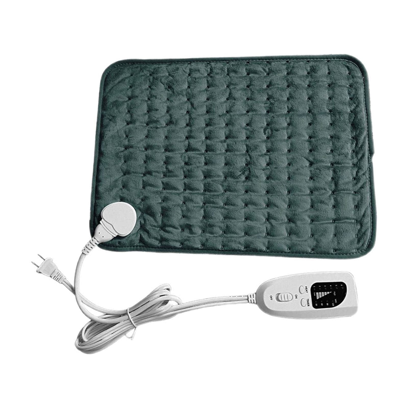 PureCasa Electric Blanket Set for Camping Travel Heating Pads for Back Pain Relief Heating Blankets for Indoor Outdoor, 11.8"X15.7", Dark Gray(With Remote Control)