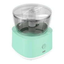 PureCasa Electric Garlic Chopper Household Mini Blender Grinder for Home Kitchen, 300ml Portable Wireless Garlic Masher Mincer for Meat Onions Spices, USB Rechargeable, 4"x3.7"x3.7", 1PC, Mint Green