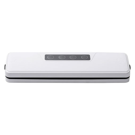 Hgallory Electric Vacuum Sealer for Food Storage & Preservation, 110V 80W Dry/Wet Automatic Vacuum Sealer Packaging Machine with 10 Plastic Bags, Kitchen Supplies, 13.8"x4"x1.6", 1PC, White