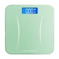 thumbnail image 1 of PureCasa Electronic Scale for Body Weight, Fat Percentage & Body Composition, Household Accurate Digital Bathroom Scale with Display, Lightweight, USB Rechargeable, 10.2"x10.2", 1PC, Green, 1 of 7