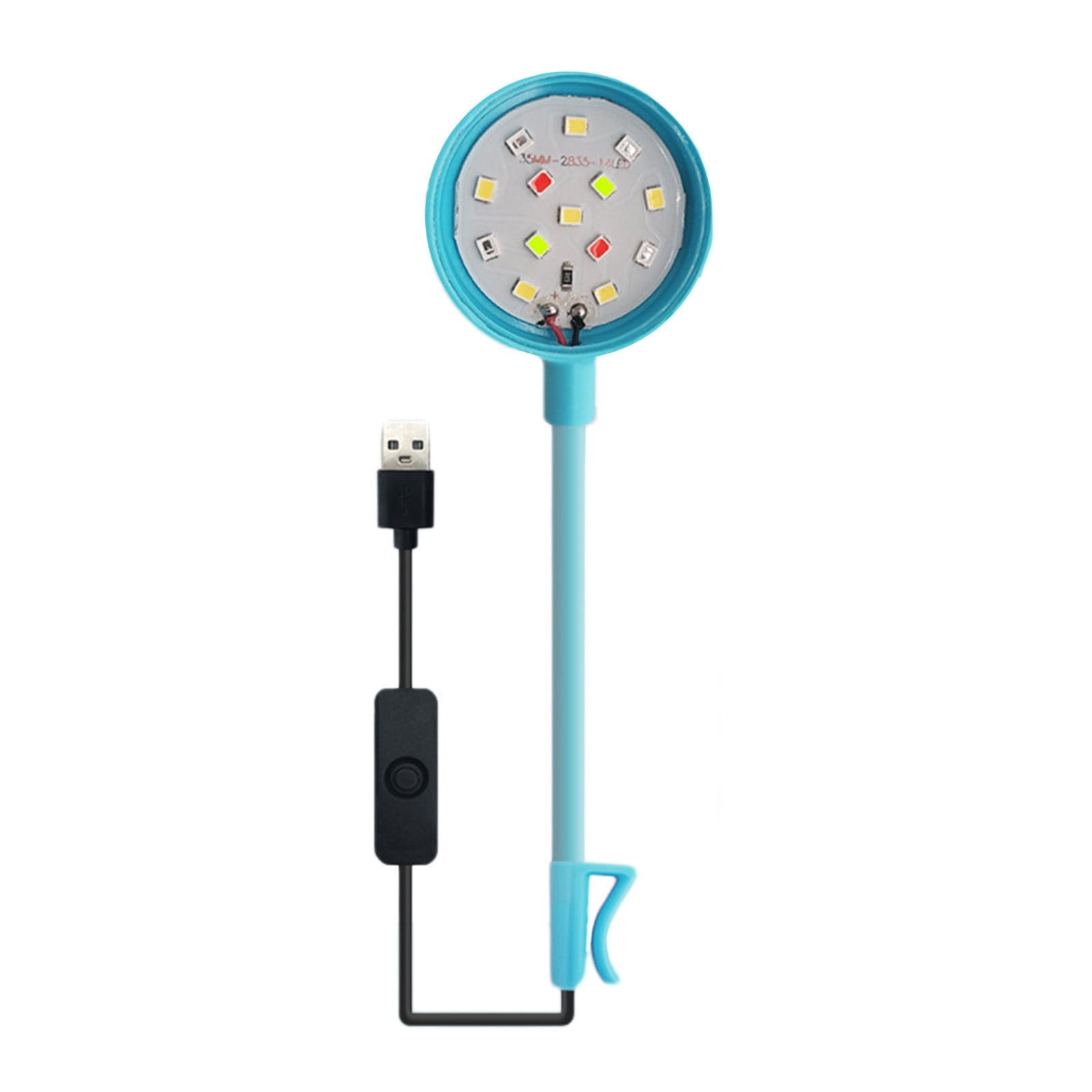 PureCasa Fish Tank LED Aquarium Light Colorful Plug-in Waterproof Lamp ...
