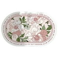 thumbnail image 1 of Hgallory Floral Non-Slip Bath Mat for Bathroom Toilet, Household Water Absorbing Floor Mats for Entrance Bedroom, Flower Pattern Home Decor Rubber Quick Dry Door Mat, 16"x24", 1 Pack, D, Oval, 1 of 5