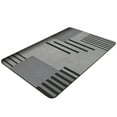thumbnail image 1 of Hgallory Geometric Pattern Polyester Shower Bath Rug for Home Bathroom Toilet, Non-Slip Household Water Absorbent Floor Mats for Entrance Bedroom Kitchen, Modern Decor, 1PC, 16"x24", A, 1 of 6
