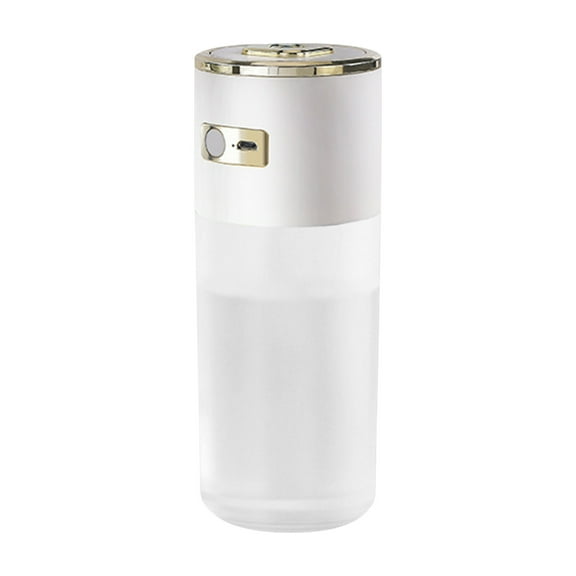 PureCasa Household Aroma Diffuser with LED Light, 280ml Mute USB Desktop Aromatherapy Oil Diffusers for Car Home Office, Quiet Portable Humidifiers for Bedroom, 1PC, Gold, 6.5"x2.6"x2.6"