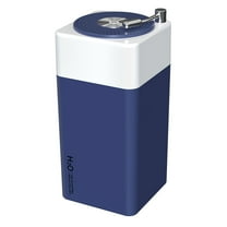 Hgallory Household Aroma Diffuser with LED Light, 350ml Mini USB Aromatherapy Oil Diffusers for Car Home Office, Quiet Portable Sprayer Humidifiers for Bedroom, 1PC, Blue, 2.7"x2.7"x5.8"