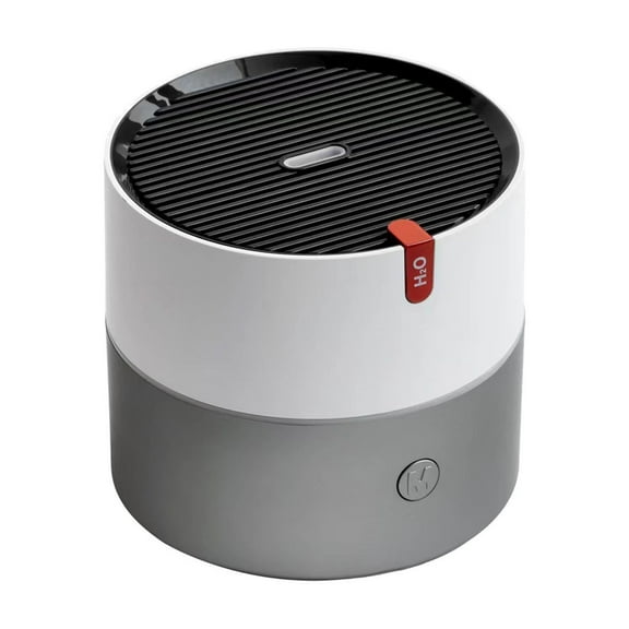 PureCasa Household Aroma Diffusers 20-30ml/h with LED Ambient Lights, 230ml Smart Mini USB Desktop Aromatherapy Oil Diffuser, Quiet Portable Humidifiers for Bedroom, 1PC, White, 4.4"x4.4"x4"