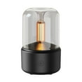 thumbnail image 1 of PureCasa Household Aroma Diffusers with Colorful Lights, 120ml Compact Mute USB Desktop Aromatherapy Oil Diffuser, Quiet Portable Humidifiers for Bedroom Office, 1PC, Black, 4"x3.7"x3.7", 1 of 7