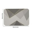 thumbnail image 1 of Hgallory Household Floor Mats for Bedroom Living Room, Polyester Non-Slip Floor Rugs for Entrance Sofa side, Geometric Pattern Home Decor Doormat Welcome Mats, 16"x24", 1 Pack, D, Rectangle, 1 of 8