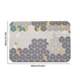 thumbnail image 1 of Hgallory Household Floor Mats for Bedroom Living Room, Polyester Non-Slip Floor Rugs for Entrance Sofa side, Geometric Pattern Home Decor Doormat Welcome Mats, 16"x24", 1 Pack, G, Rectangle, 1 of 8