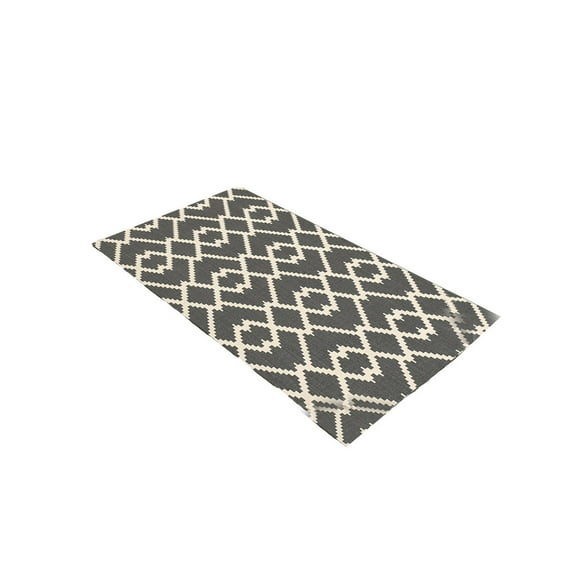 PureCasa Household Floor Mats for Bedroom Living Room, Polyester Non-Slip Water Absorbing Floor Rugs for Entrance Front Door, Home Decor Doormat Welcome Mats, 24"x35", 1 Pack, Brown, Rectangle