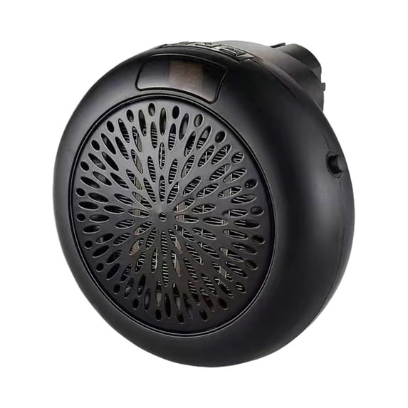 PureCasa Household Heater Fan Fast Heating for Cold Weather, Circulation Mini Heater for Home Office Indoor, Portable Electric Desktop Hot Fan, Fall Winter Gifts, 4.9"x4.1"x2.2", 1PC, Black
