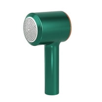 Hgallory Household Lint Remover for Clothes Furniture Blanket, Portable Electric 6-Blade Lint Ball Remover Defuzzer Pilling Shaver Depiller, USB Rechargeable, Gift for Family, 1PC, Green