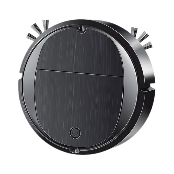 Hgallory Household Mini Robotic Vacuum Intelligent Cleaning Machine, 2024 New Home Appliance Robot Vacuum Cleaner for Low Carpet and Hard Floor, USB Charging, Black, 1PC, A