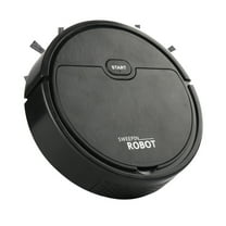 Hgallory Household Small Robotic Vacuum with 4 Hours Working Time, 2024 New Home Appliance Smart Sweeper Mobile Robot Vacuum Cleaner, 1200mAh Battery, USB Charging, 1PC, Black