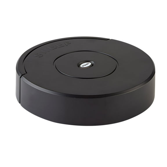 Hgallory Household Small Robotic Vacuum Strong Suction for Sweeping Mopping, 2024 New Mobile Automatic Robot Vacuum Cleaner, Home Appliance Cleaning Machine, 4 x AA Batteries Powered, 1PC, White