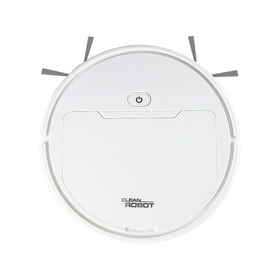 PureCasa Household Small Robotic Vacuum with Suction Power Below 1000Pa, 2024 New Home Appliance Automatic Robot Vacuum Cleaner, USB Charging, 1200mAh Battery, 1PC, White