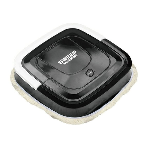 PureCasa Household Spray Robotic Vacuum Intelligent Cleaning Machine, 2024 New Home Appliance Robot Vacuum Cleaner for Low Carpet and Hard Floor, 3 x AA Battery, Black, 1PC, F