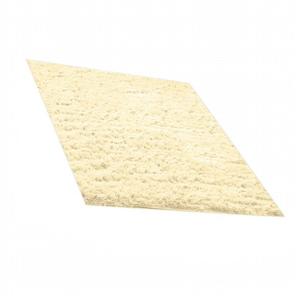 PureCasa Household Super Soft Artificial Wool Area Rugs, Cotton Fluffy Non-Slip Area Rug for Bedroom Living Room Nursery, Home Decor Solid Color Floor Mats, 20"x32", 1PC, Beige, Rectangle
