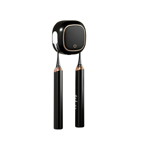 Hgallory Household Toothbrush Holder & Sterilizer, Punch Free Wall Mounted Toothbrush Storage Organizer, 2024 New Multifunctional Smart UV Sanitizer, Modern Bathroom Accessories, 1PC, Black