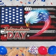 thumbnail image 1 of PureCasa Independence Day Decorations Congratulations Banner Hanging Flags Patriotic Eagles Decorations Photo Backdrops, 1 of 8
