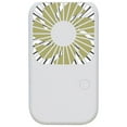 thumbnail image 1 of Hgallory Mini Fan Portable Handheld 3 Speeds, Small Cooling Fans Rechargeable Battery Operated and Mute Wind, Summer Supplies Personal Cooling Fans for Travel Indoor Outdoor, 1 Pack, White, 1 of 8