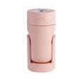 thumbnail image 1 of Hgallory Mini USB Portable Humidifier with Light, Head Shaking 260ml Quiet Desktop Humidifiers for Bedroom, 50ml/h Spray Volume Atomizing, 2 Spray Modes, Auto Shut-Off, 1PC, Pink, 6"x3"x3", 1 of 7