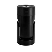 Hgallory Mini USB Portable Humidifier with Light, Head Shaking 260ml Quiet Desktop Humidifiers for Bedroom, 50ml/h Spray Volume Atomizing, 2 Spray Modes, Auto Shut-Off, 1PC, Black, 6"x3"x3"