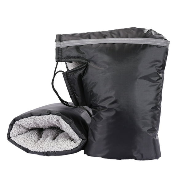 Hgallory Motorcycle Cycling Heated Gloves Windproof Waterproof Snowmobile Scooter Hand Muffs Thickened Cotton Liner Gloves Bicycle Hands Warmer