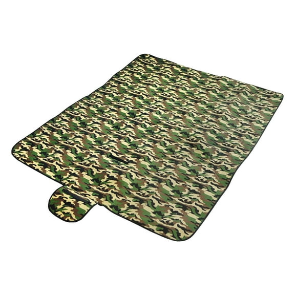 Hgallory Pocket Portable Picnic Outdoor Blanket, Foldable Picnic Blankets for Beach Camping Hicking, Super Lightweight Lawn Park Accessories Nylon Picnic Mats, 1PC, 59"x71", Camouflage, Rectangle