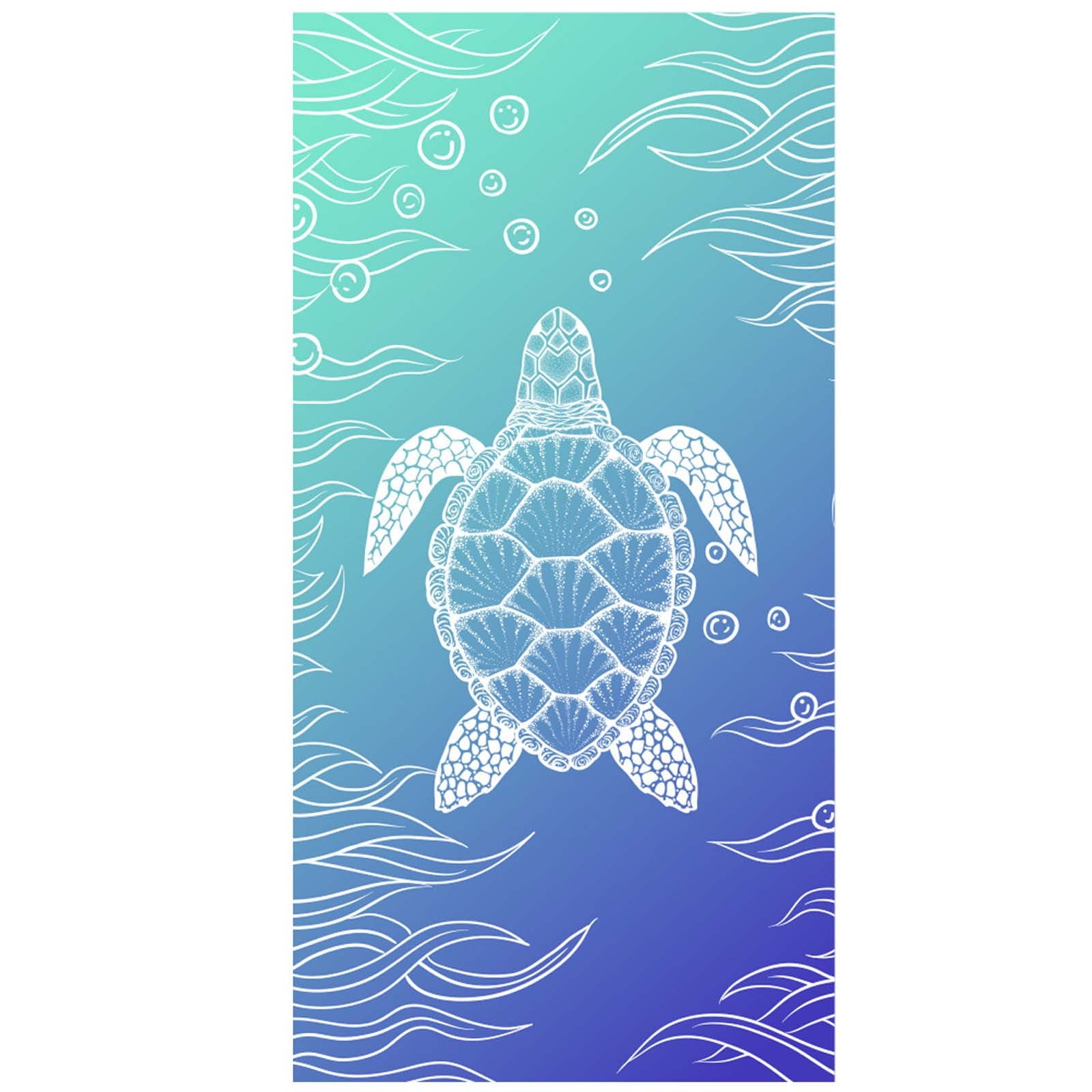 Hgallory Polyester Abstract Printed Beach Towel, 2024 New Microfiber ...