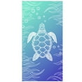 thumbnail image 1 of Hgallory Polyester Abstract Printed Beach Towel, 2024 New Microfiber Lightweight Beach Towels for Swimming Seaside, Summer Supplies Sand Cloud Blanket, Blue, 27.6"x55.1", Rectangle, 1PC, 1 of 6
