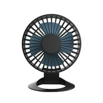 PureCasa Portable Desk Fan Plug-in Tabletop Fans, Lightweight Mute Mini Fan for Boys Girls, Summer Supplies Personal Cooling Fans Back to School Gift for Students, 5.5"x4.2"x3.5", 1PC, Black