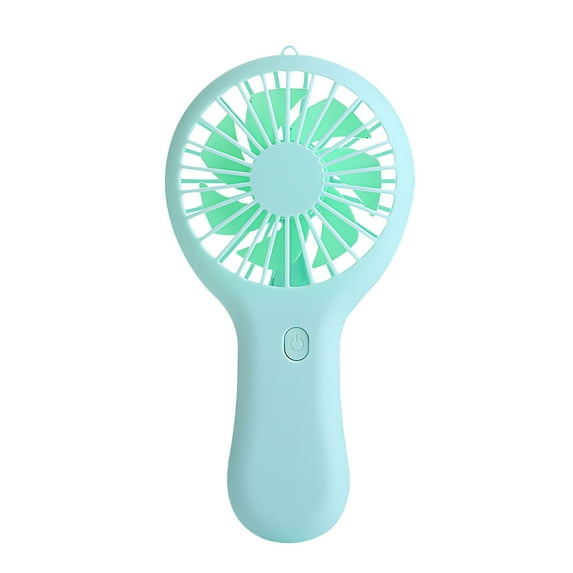 Hgallory Portable Handheld Mini Fan Rechargeable, Summer Supplies Battery Operated Silent Small Fan that Blows Cold Air, 2024 New Personal Cooling Fans for Travel Indoor Outdoor, 1 Pack, Green