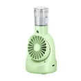 thumbnail image 1 of PureCasa Portable Mist Fan Household Spray Fan USB Rechargeable, Lightweight Mute Handheld Mini Fan for Boys Girls, Personal Cooling Humidification Atomization Fans, 6.2"x3.3", 1PC, Green, 1 of 8