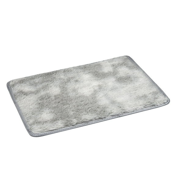 PureCasa Soft Area Rugs, Polyester Fluffy Area Rug for Bedroom, Kid & Pet Friendly Non-Slip Carpet for Living Room Nursery, Home Decor Gradient Floor Mats, 20"x32", 1PC, Gray, Rectangle