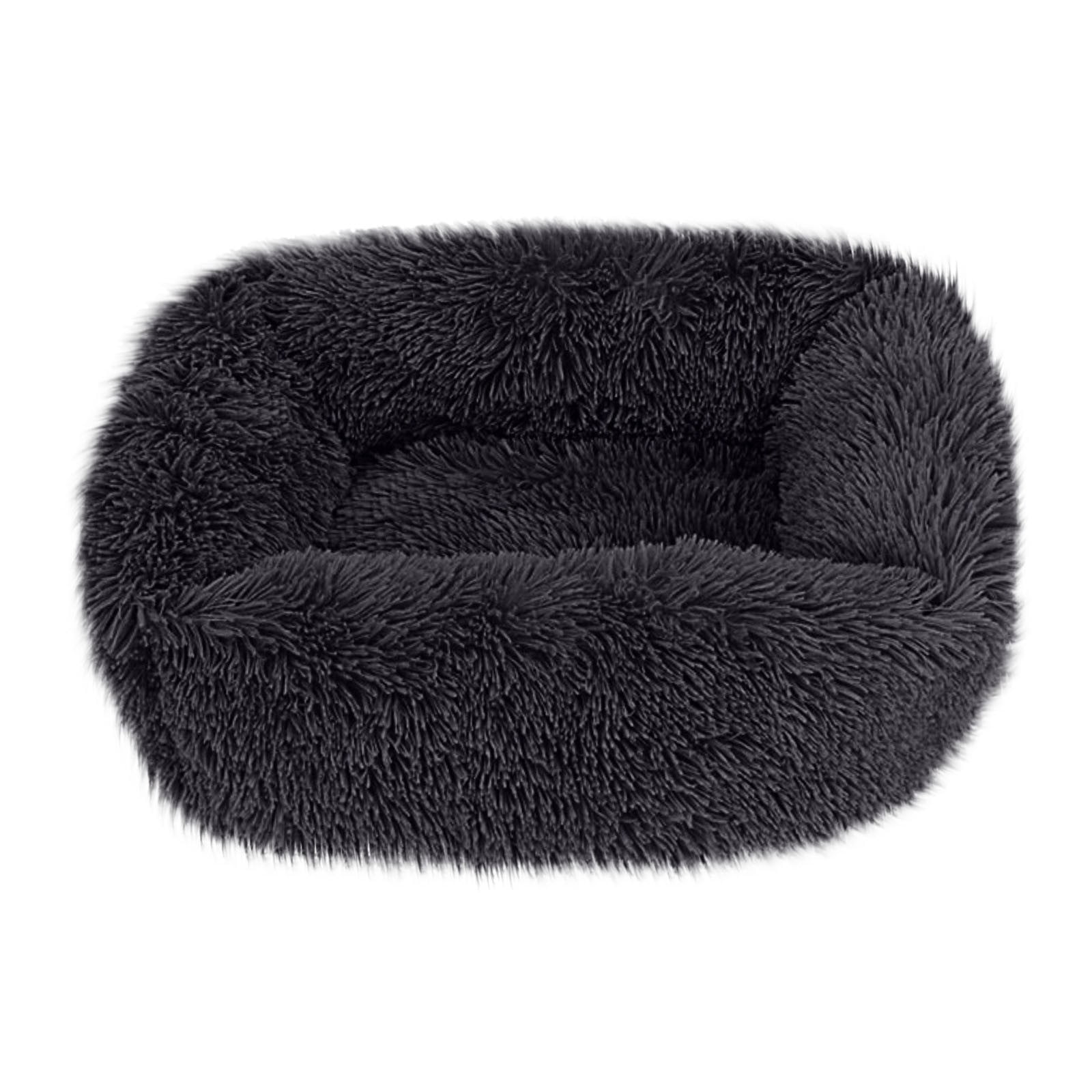 PureCasa Soft Dog Cat Bed for Fall Winter, Long Plush Fluffy Pet Bed Kennel, Cushion Sleeping Pad for Small Medium Large Cats Dogs, Solid Color, Modern Decor, Rectangle, 1 Pack, 18"x14", C