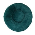 thumbnail image 1 of PureCasa Solid Color Soft Dog Cat Bed Kennel, Non-Slip Fluffy Cotton Warm Pet Bed for Autumn Winter, Resilient Plush Cushion Sleeping Pad for Small Cats Dogs, Home Decor, Round, 1 Pack, 16"x16", Q, 1 of 2