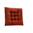 thumbnail image 1 of PureCasa Solid Color Thick Seat Cushion for Sofa Couch, Breathable Cloth Chair Cushions Floor Throw Pillows, Home & Office Supplies Decorative Cushion Pillow, 15.7"x15.7", Square, 1PC, Brown, 1 of 4