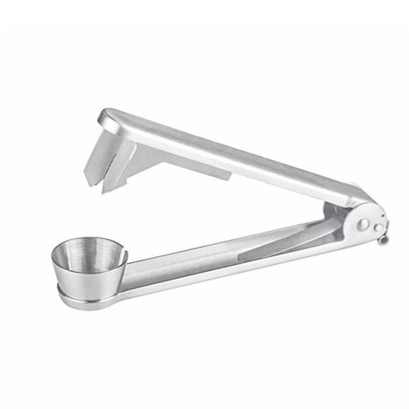 PureCasa Stainless Steel Cherry Pitter Tool Pit Remover, Household Fruits & Vegetable Pitters Olive Pitter Remover Tool, Home & Kitchen Supplies for Red Dates Jujube Olive, 1PC, Silver