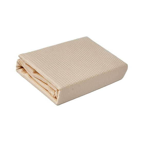 Hgallory Summer Cooler Throw Blankets, Breathable Skin-Friendly Solid Color Cotton Cooling Blanket for Kids, Modern Style Home Decor Bamboo Fiber Quilt for Bedroom Dormitary, 35"x40", 1PC, Beige