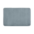 thumbnail image 1 of Hgallory Thick Plush Coral Velvet Floor Mats for Bedroom Living Room, Non-Slip Floor Rugs for Entrance Sofa side, Home Decor Solid Color Floor Carpet Doormat, 16"x24", 1 Pack, Gray, Rectangle, 1 of 6