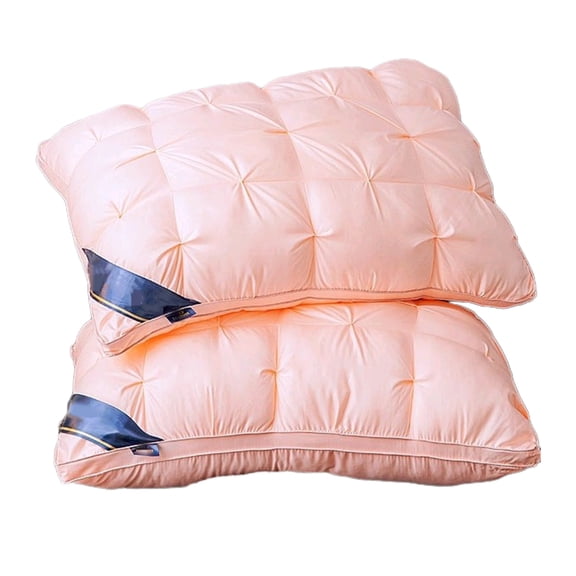 Hgallory Twisted Polyester Pillow for Better Sleep, Household Gentle Support Bedding Pillows for Bedroom Dormitary, Solid Color Modern Style Home Decor, Bedding Supplies, 20"x30"x3", 1PC, Beige