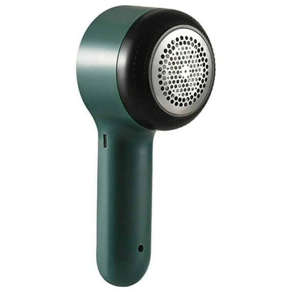 Hgallory USB Rechargeable Lint Remover for Clothes Furniture Blanket, Electric 6-Blade Lint Ball Remover Defuzzer, Household Fabric Shaver Depiller, Gift for Family Friends, 1PC, Green