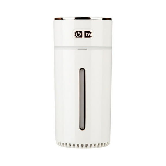PureCasa Vehicle Household Aroma Diffusers, 300ml Mini USB Charging Desktop Aromatherapy Oil Diffuser, Mute Portable Atomizing Spray 40ml/h Humidifiers for Bedroom, 1PC, White, 6"x2.8"x2.8"