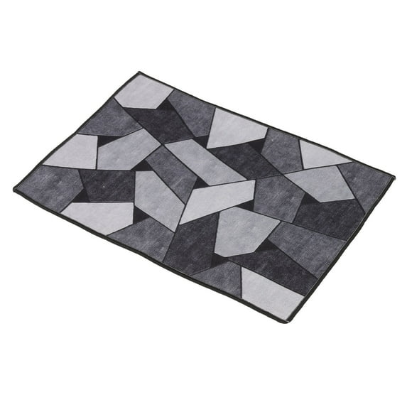 Hgallory Welcome Doormats Household Thin Floor Mats, Polyester Non-Slip Floor Rugs for Entrance Bedroom Living Room, Geometric Pattern Home Decor Welcome Mats, 16"x24", 1 Pack, H, Rectangle