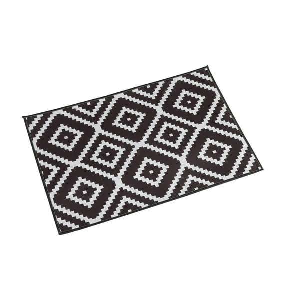Hgallory Welcome Doormats Household Thin Floor Mats, Polyester Non-Slip Floor Rugs for Entrance Bedroom Living Room, Geometric Pattern Home Decor Welcome Mats, 16"x24", 1 Pack, C, Rectangle