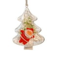 Hgehaz Household Pendant Hangs Decorative Lights Glow Christmas Tree